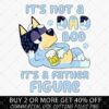 A cartoon dog holding a beer mug reclines on the ground with the text "It's not a dad bod, it's a father figure" above and below. A promotional note at the bottom reads: "Buy 2 or more, get 40% off.