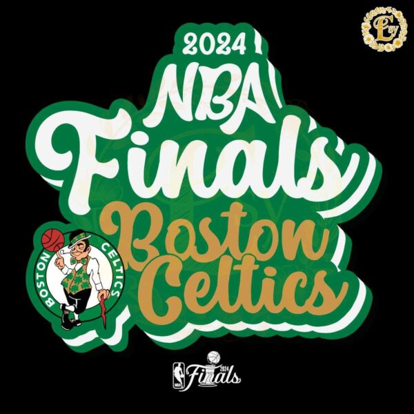 2024 NBA Finals Boston Celtics Basketball SVG