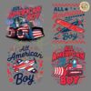 All American Boy Happy 4th Of July SVG PNG Bundle