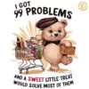 Bear Shopping I Got 99 Problems PNG