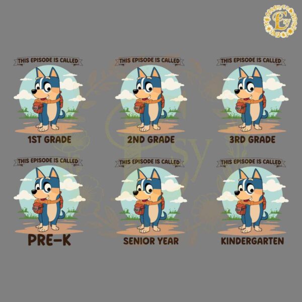 Blue Dog This Episode Is Called Grade SVG Bundle