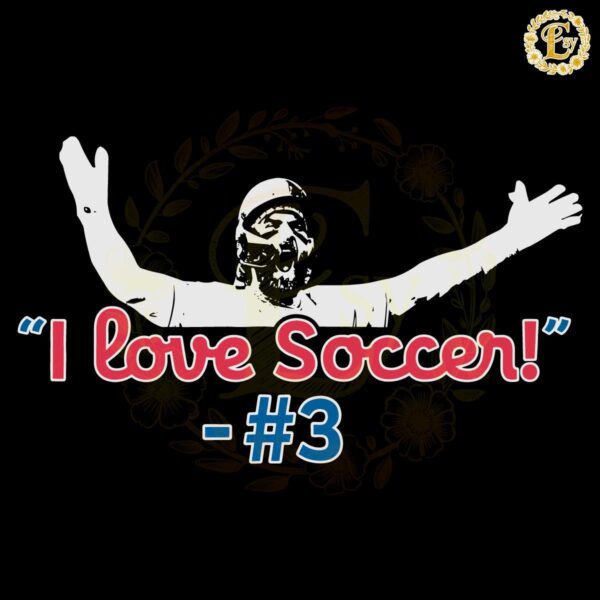 Bryce Harper I Love Soccer SVG