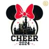 Cheer 2024 Disney Castle Minnie Head SVG