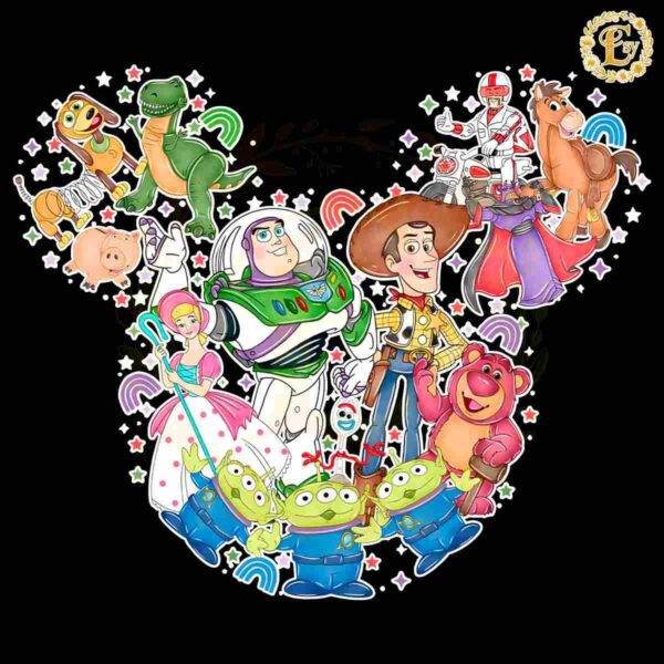 Disney World Toy Story Characters Mickey Head PNG