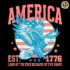 Eagle America Land Of The Free Est 1776 SVG