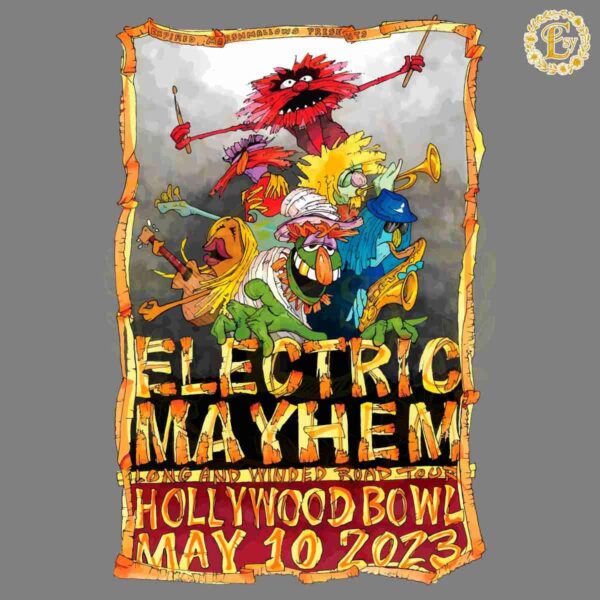 Electric Mayhem Hollywood Bowl PNG