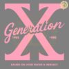 Funny Generation X Raised 80s SVG