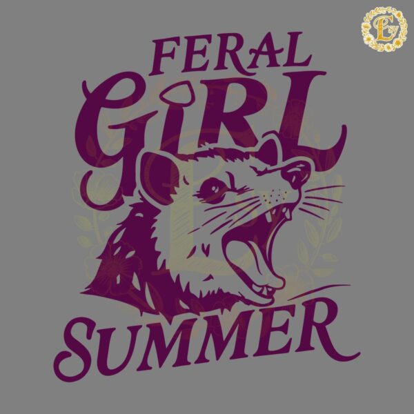 Funny Meme Feral Girl Summer SVG