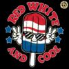 Funny Red White And Cool Ice Cream SVG