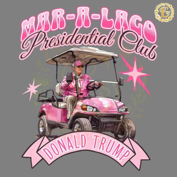 Golf Cart Mar A Lago Presidential Club Donald Trump PNG