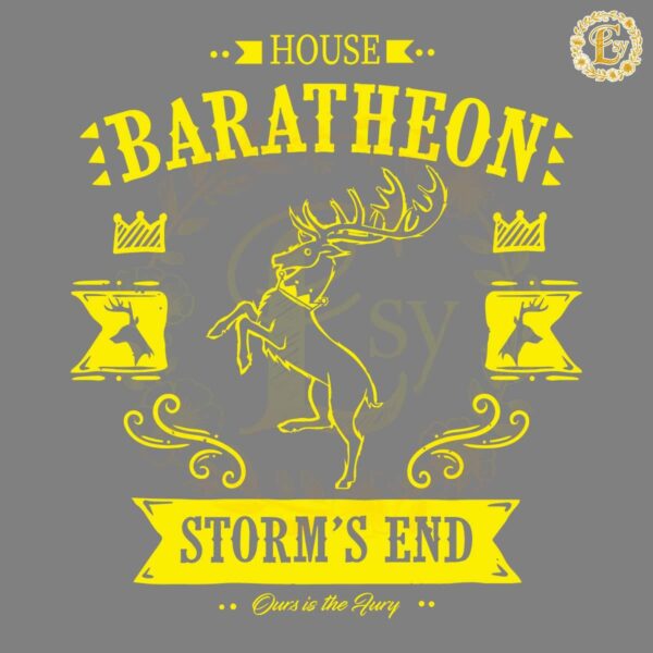 House Baratheon The Black Stag SVG