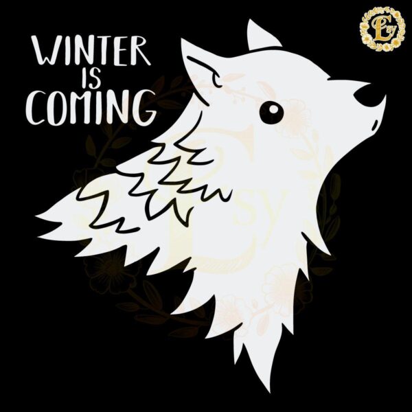 House Stark Winter Is Coming Kawaii Wolf SVG