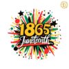 Juneteenth 1865 Freedom Day Dalmatian Dots SVG