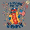 Just Here For The Wieners Hot Dog Independence Day SVG