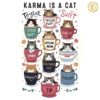 Karma Is A Cat Taylor Eras Cat Lover PNG