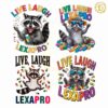 Live Laugh Lexapro Raccoon Meme SVG PNG Bundle