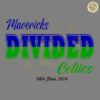 Mavericks Divided Celtics NBA 2024 SVG