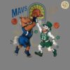 Mavericks vs Celtics Match Up NBA Final Mascot SVG