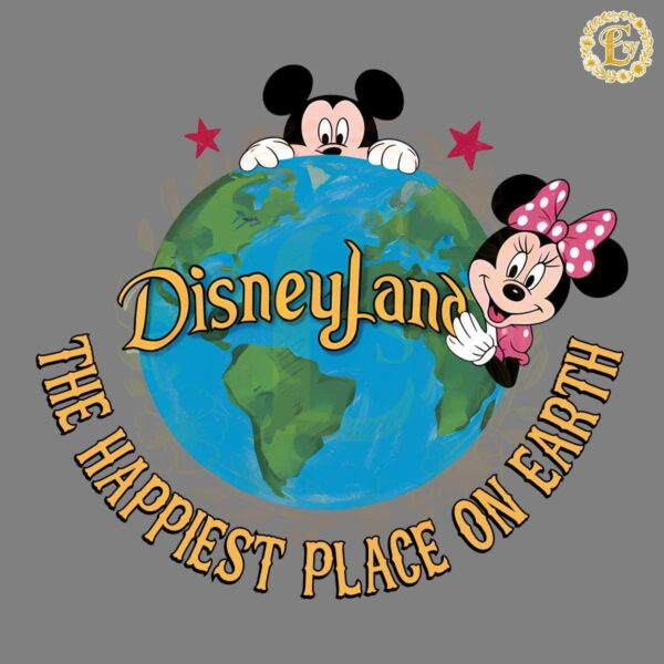 Mickey Minnie Disneyland The Happiest Place On Earth PNG