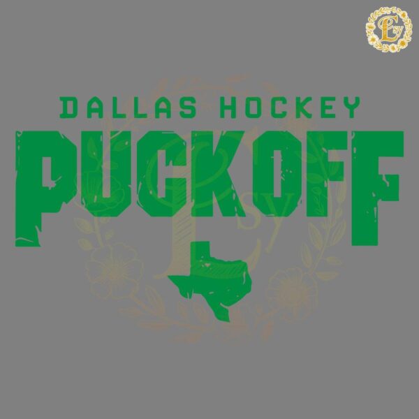 NHL Dallas Hockey Puck Off SVG