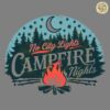 No City Lights Campfire Nights SVG