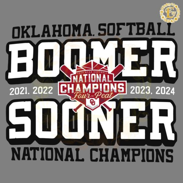 Oklahoma Sooners Boomer Sooner Champions SVG