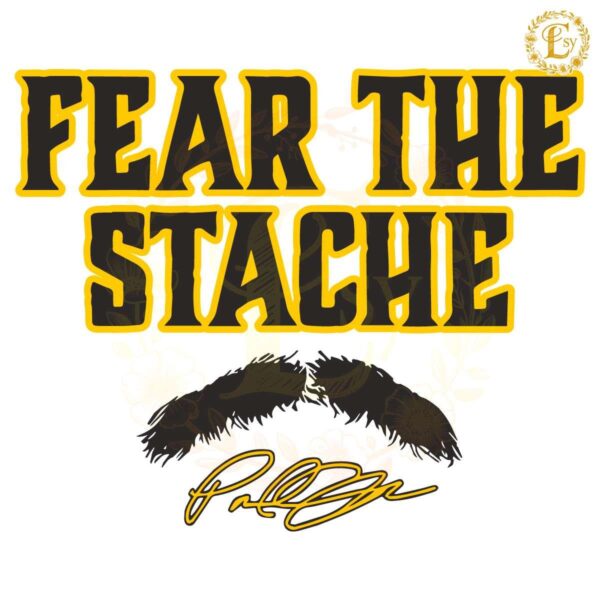 Paul Skenes Fear The Stache Pittsburgh Pirates Player SVG