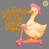 Pink Hat Funny Goose On The Loose SVG