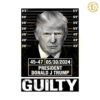 President Donald Trump Guilty Mugshot PNG