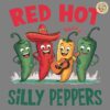 Red Hot Silly Peppers Are Smiling And Singing PNG