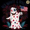 Red White And Boujee Fourth Of July Ghost SVG