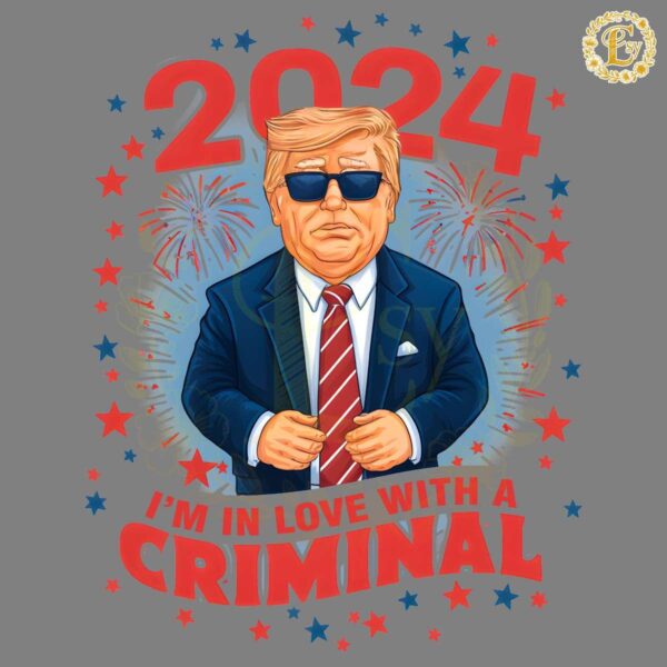 Retro 2024 Im In Love With A Criminal PNG