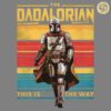 Retro Dadalorian This Is The Way PNG