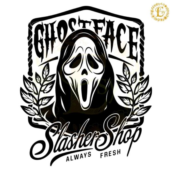 Retro Halloween Horror Characters Ghostface SVG