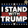 Retro I Stand With Trump SVG