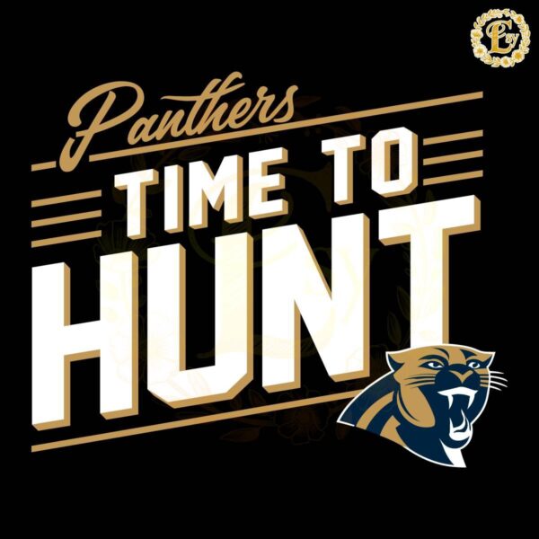 Retro Panthers Time To Hunt Hockey SVG