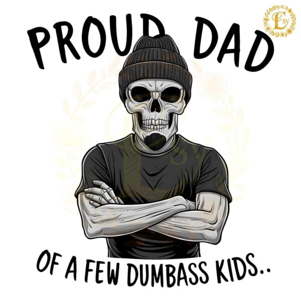 Retro Proud Dad of Some Dumbass Kids SVG