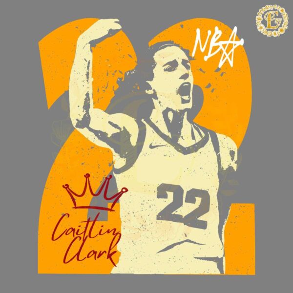 Retro Vintage Caitlin Clark NBA Star SVG