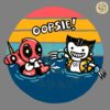 Retro Vintage Summer Claws Deadpool and Wolverine SVG