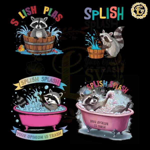 Splish Splash Your Opinion Is Trash SVG PNG Bundle