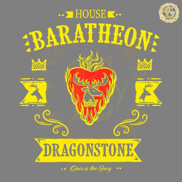 The Black Stag House Baratheon Dragonstone SVG