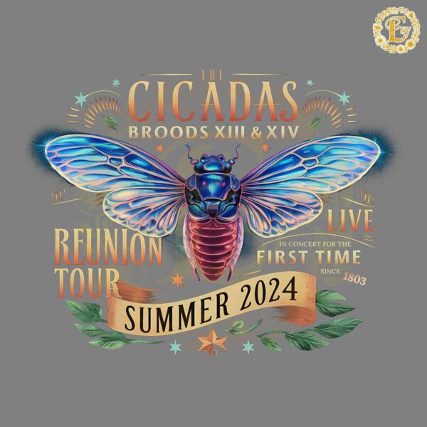 The Cicadas Reunion Summer Tour 2024 PNG