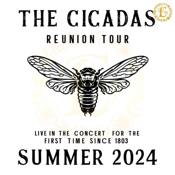 The Cicadas Reunion Tour Summer Scream 2024 SVG