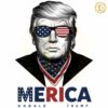 Trump Merica Sunglasses 4th Of July PNG