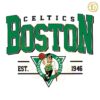 Vintage Boston Celtics Est 1946 Basketball Logo Team SVG