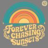 Vintage Forever Chasing Sunsets SVG