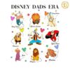 Vintage In My Disney Dad Era Disneyland Characters PNG