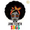 Vintage Juneteenth 1865 Women SVG