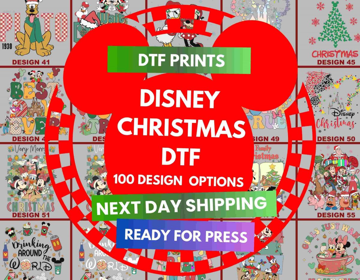 100 Disney Christmas SVG Design Options for ReadytoPress Image