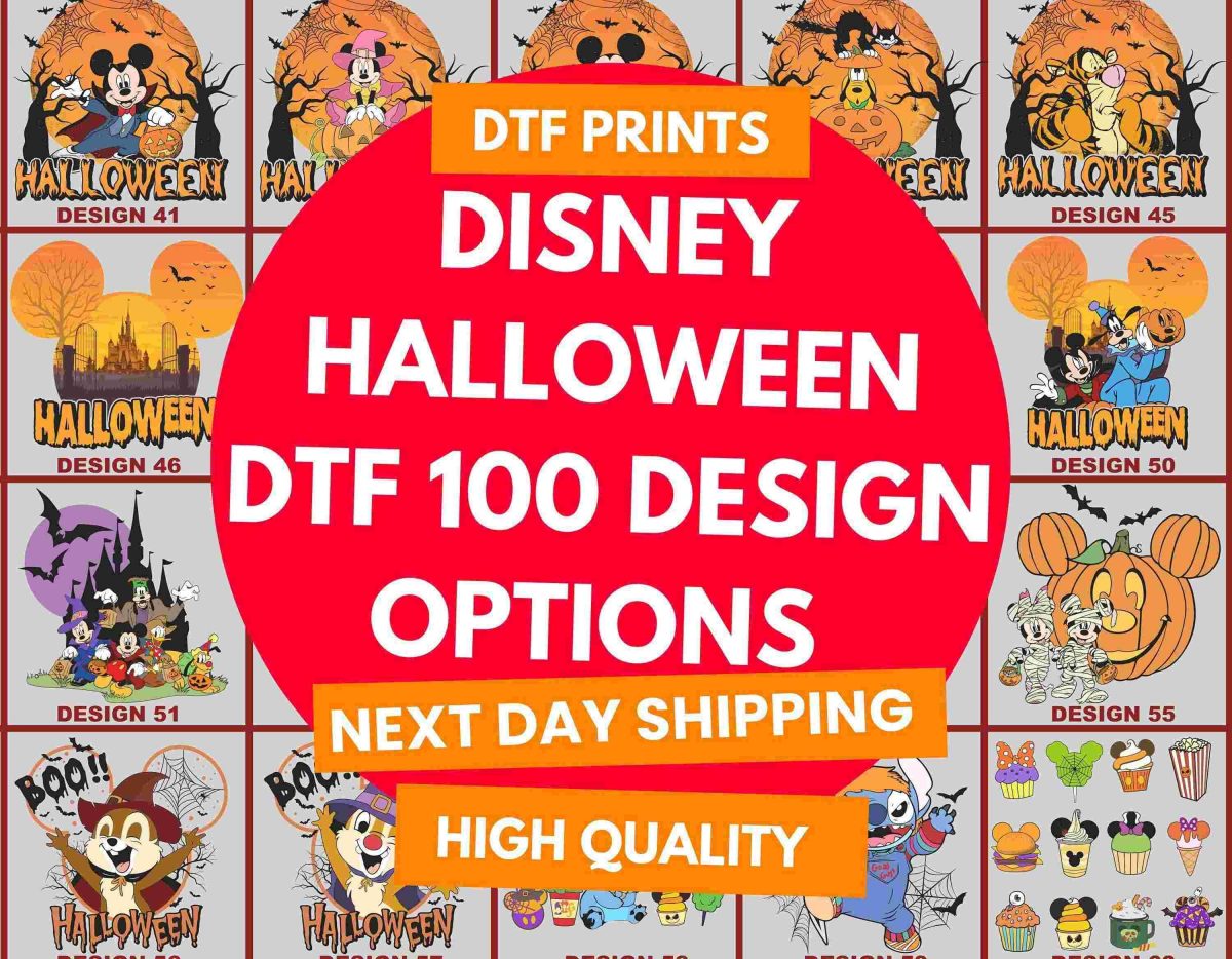 100 Disney Halloween SVGPNG Design Options for PressReady Transfers